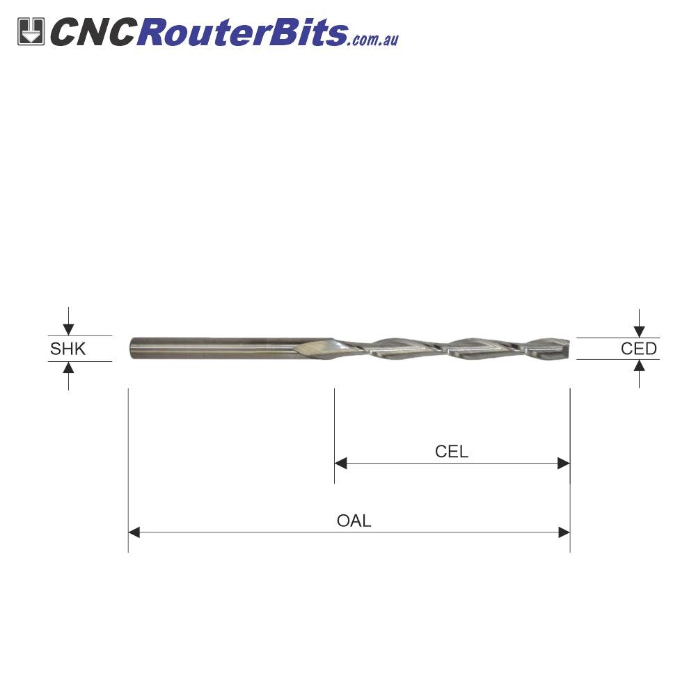 Upcut Spiral Foam Cutters - CNC Router Bits