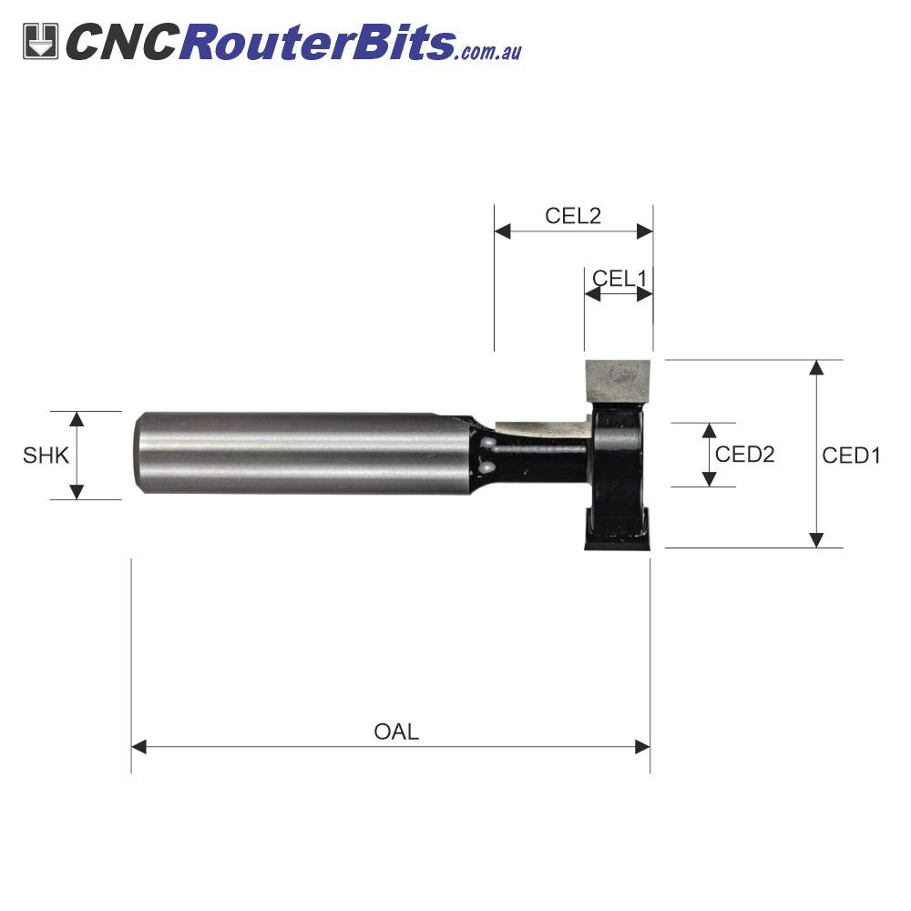 T Slot Cutters - CNC Router Bits