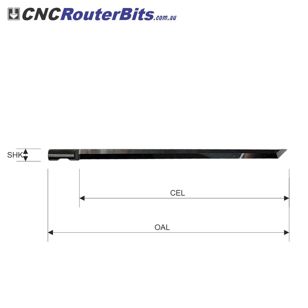 Oscillating Knife Blades - Single Edged Flat Point - CNC Router Bits