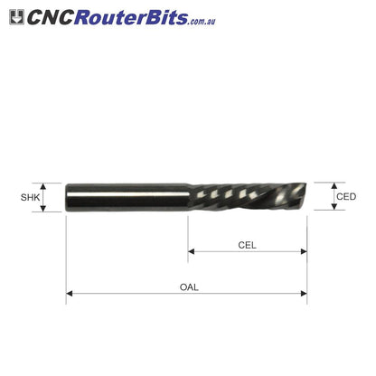 Single Flute Downcut Spirals - Econo Range