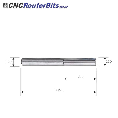 2 Flute Straight Cutters