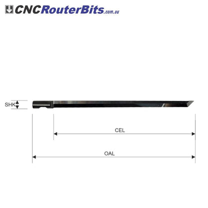 Oscillating Knife Blades - Single Edged Flat Point