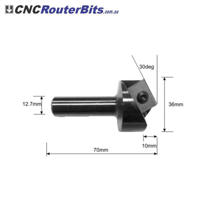 Vee Groove Cutters - Replaceable Insert Type