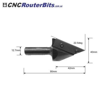 Vee Groove Cutters - Replaceable Insert Type