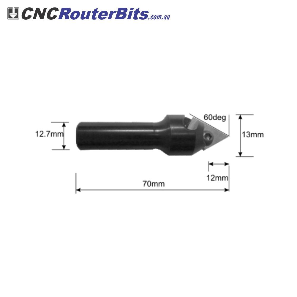 Vee Groove Cutters - Replaceable Insert Type