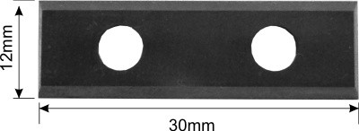 Outer blade for DPL3530-16 plunge routing tool