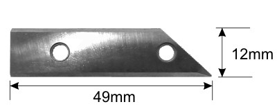 45 degree Replaceable Insert Vee cutter replacement blade specifications