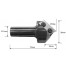90 degree Replaceable Insert Vee cutter specifications