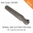 V Groove Cutter for ACM 8mm Up Spiral